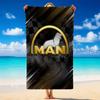 man truck Print Microfiber Beach Towel Sand?Resistant Lightweight Towel For Swimming Outdoor Travel Use