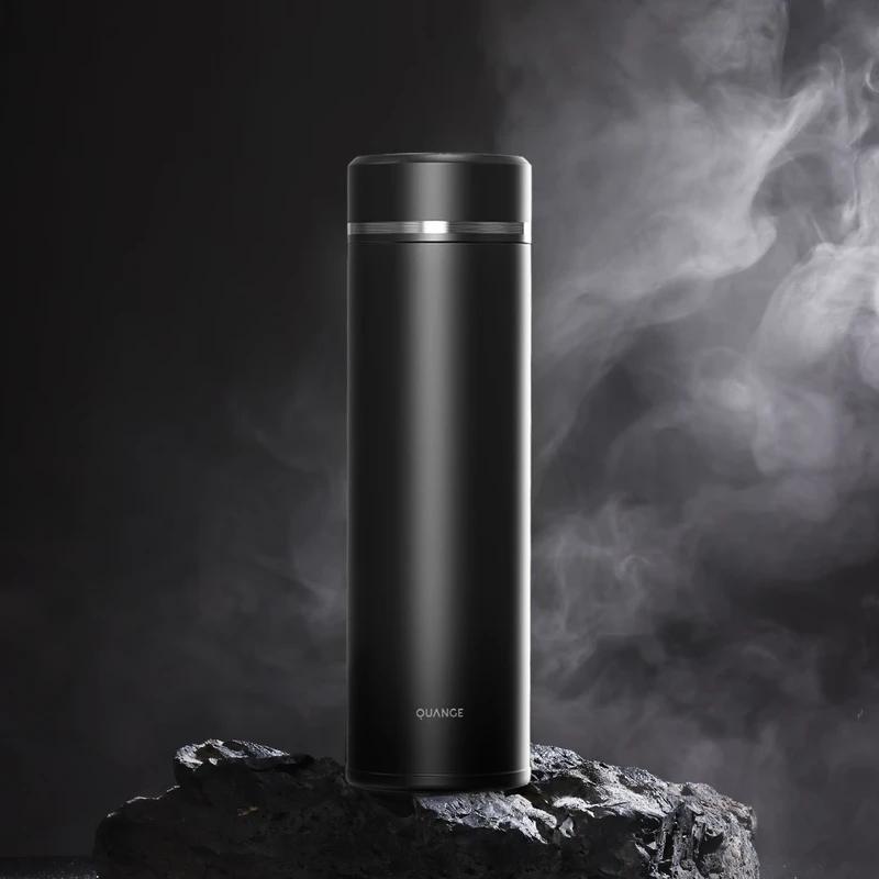 QUANGE 316 Stainless Steel Smart Temperature Display Tea Thermos Cup