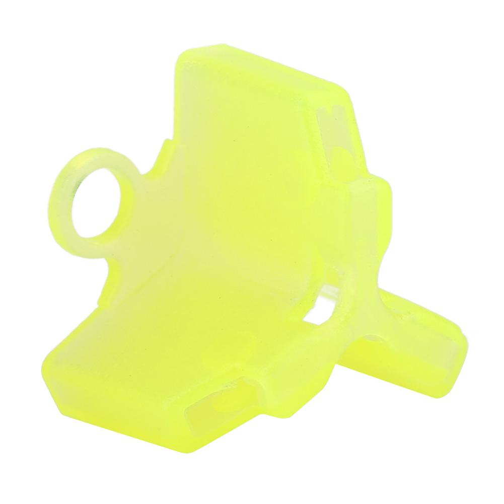 

50 шт. Флуоресцентно-желтые тройные рыболовные крючки, чехлы для джиг-головок, защитные колпачки, аксессуары