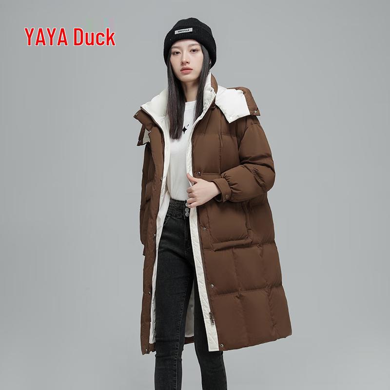 

YAYA Women s Mid-Length Lightweight Down Jacket L (165)