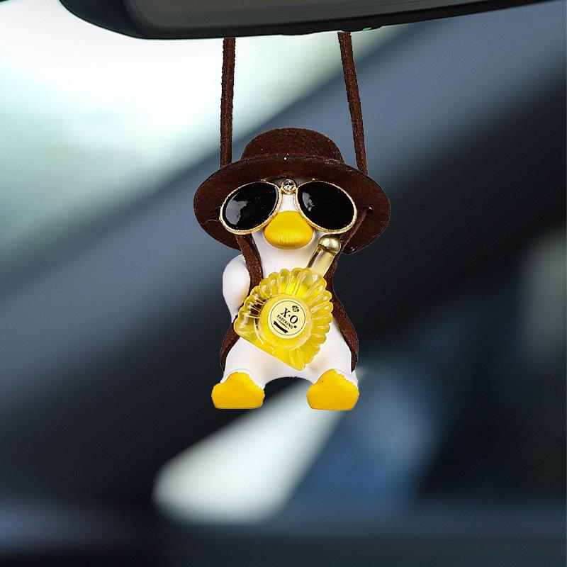 Car Pendant Swing Duck Car Rearview Mirror Pendant Car Pendant Car Pendant