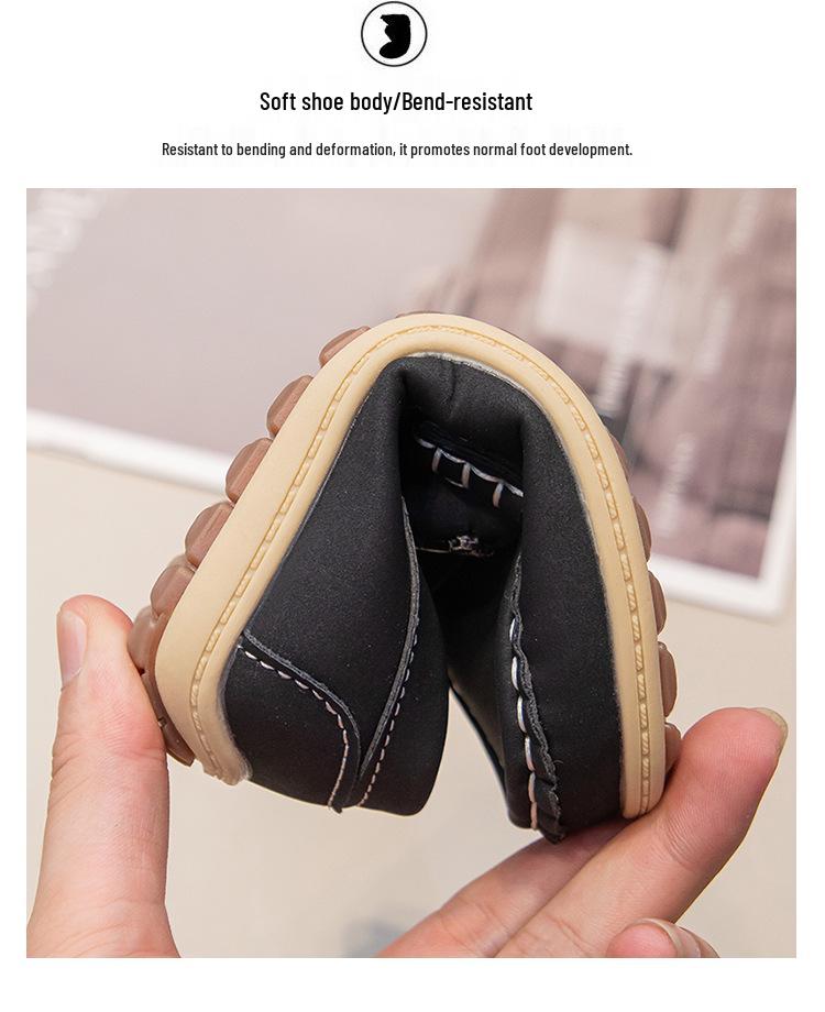 Kids' Seasonal Slip-On Moccasins - Non-Slip, Breathable, Soft Sole