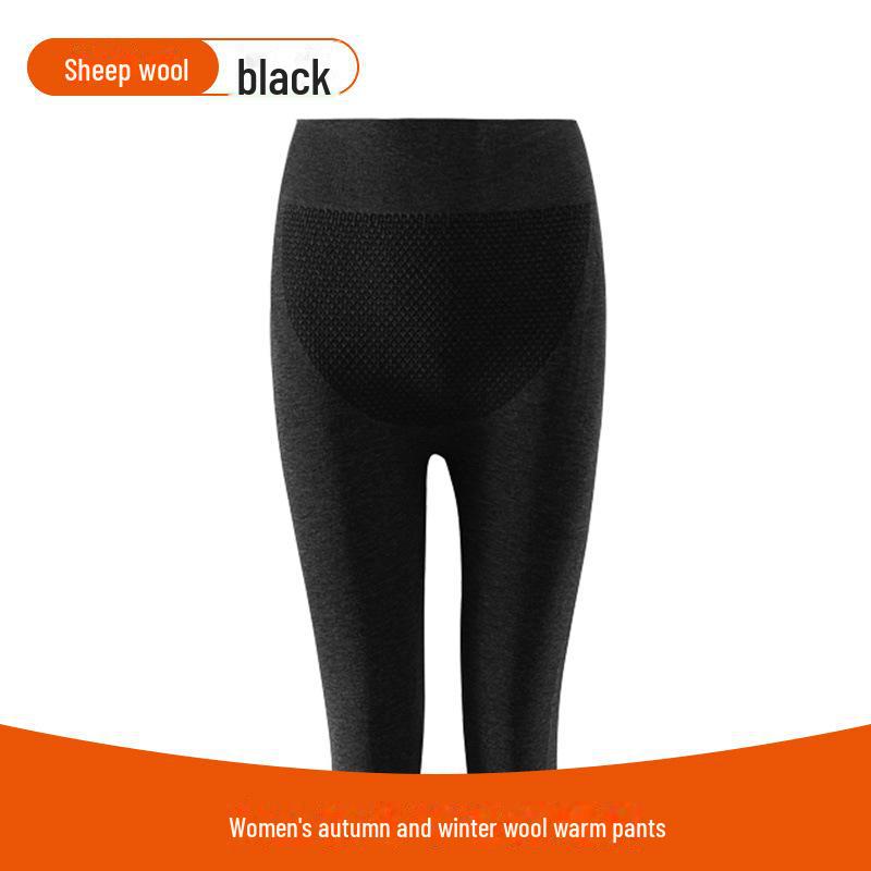 "Women's High-Waist Fleece-Lined Thermal Leggings for Autumn/Winter"
