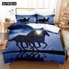 Set Biancheria da Letto 3D Il Cavallo Set Copripiumino con Federa Singolo Matrimoniale Queen King Biancheria da Letto