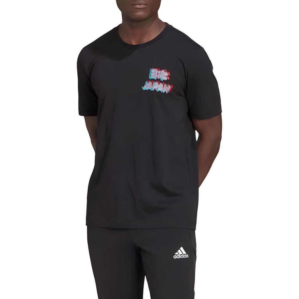 adidas Japan Graphic Tee T Shirt Men's Black HC6288