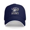 Let's Hunt Baseball Cap Football Trendy Men Women Hip Hop Hats Breathable Print Outdoor Sports Snapback Cap Birthday Present