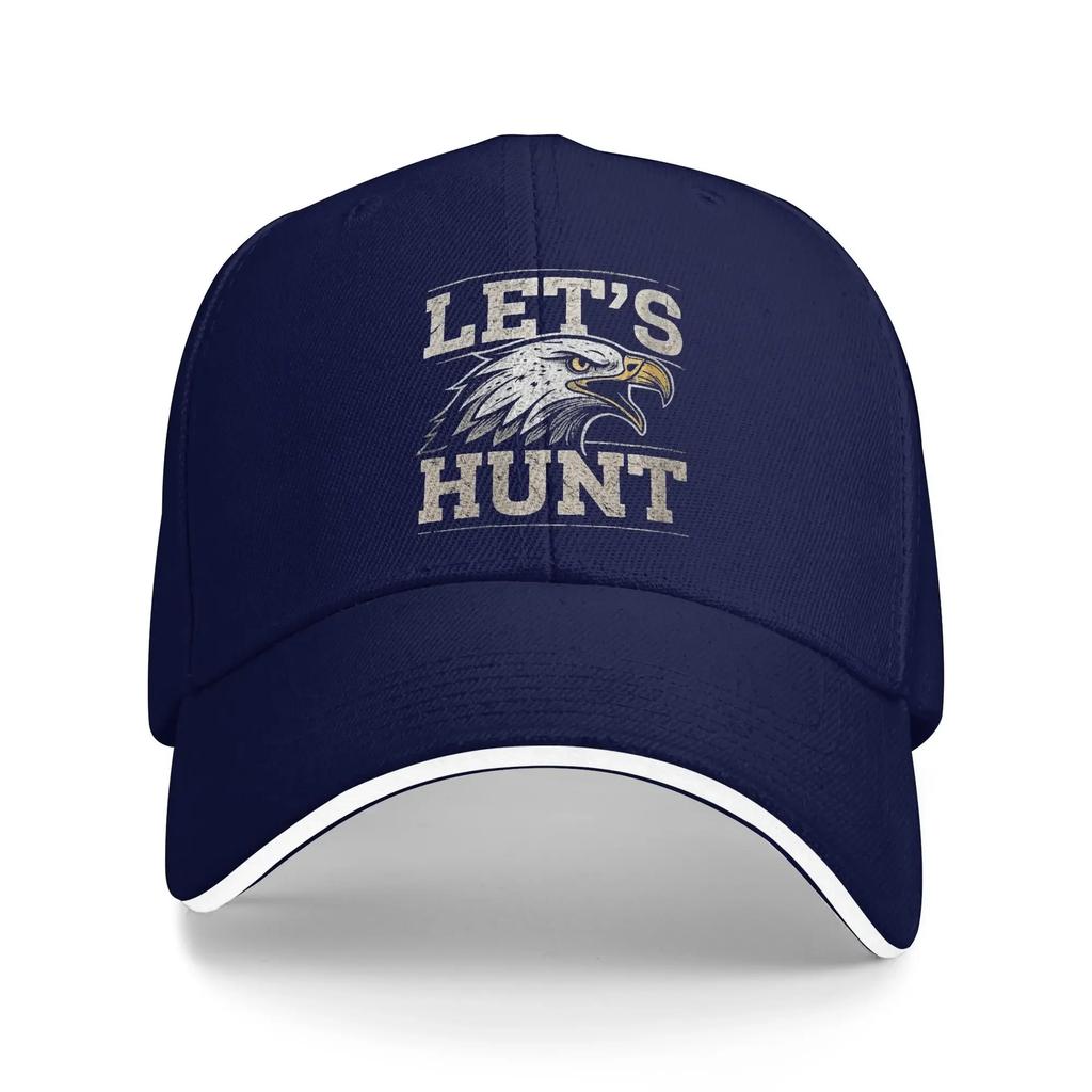 Let's Hunt Baseball Cap Football Trendy Men Women Hip Hop Hats Breathable Print Outdoor Sports Snapback Cap Birthday Present