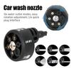6-in-1 Adjustable Pressure Washer Nozzle 1/4 Quick Connect Spray Tip for Car Wash Gun Cleaner Hose Water Pump Parts