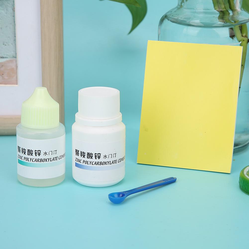 Cement zinkový polykarbonoxylátový zubní dočasný cement na opravu dutin