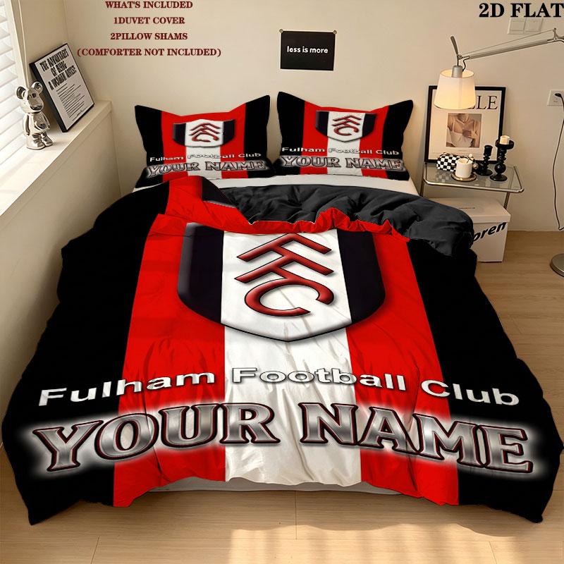 Custom Fulham Bedding Quilt Set Quilt Cover Pillowcase Home Decoration Birthday Gift (1 * duvet cover + 2 * pillowcase, without core)