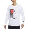 Long Sleeve Basketball T-Shirt Asia Sizing 'White' Men's HF6198-100