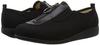 Kaiho Shugi Comfort Shoes, Center Zipper, Lightweight, Water-Repellent, KHS-L117, Black, Size 23.0cm, 3E