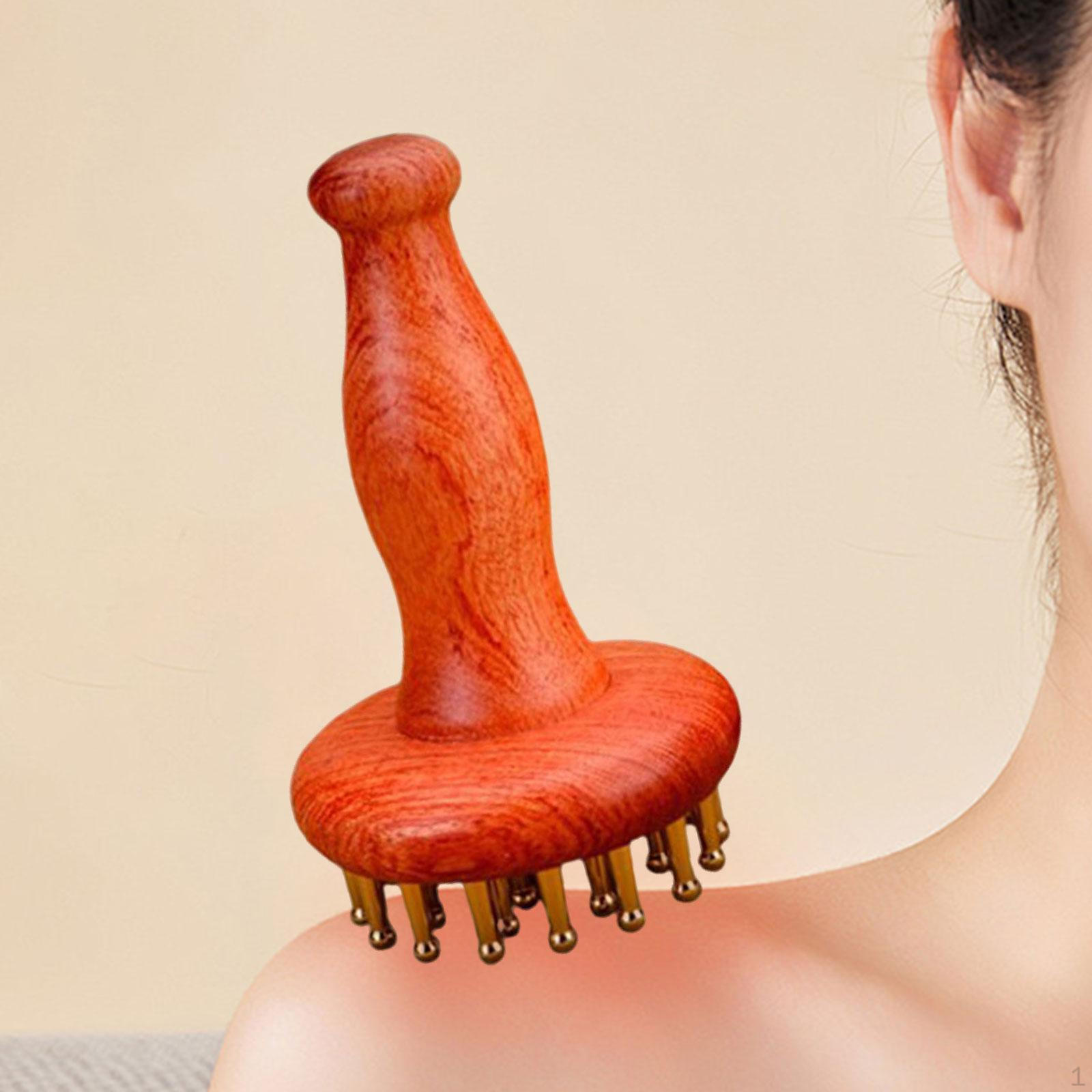 

Деревянная массажная щетка для тела Инструмент Портативный Компактный Расслабление 29 Удобный для