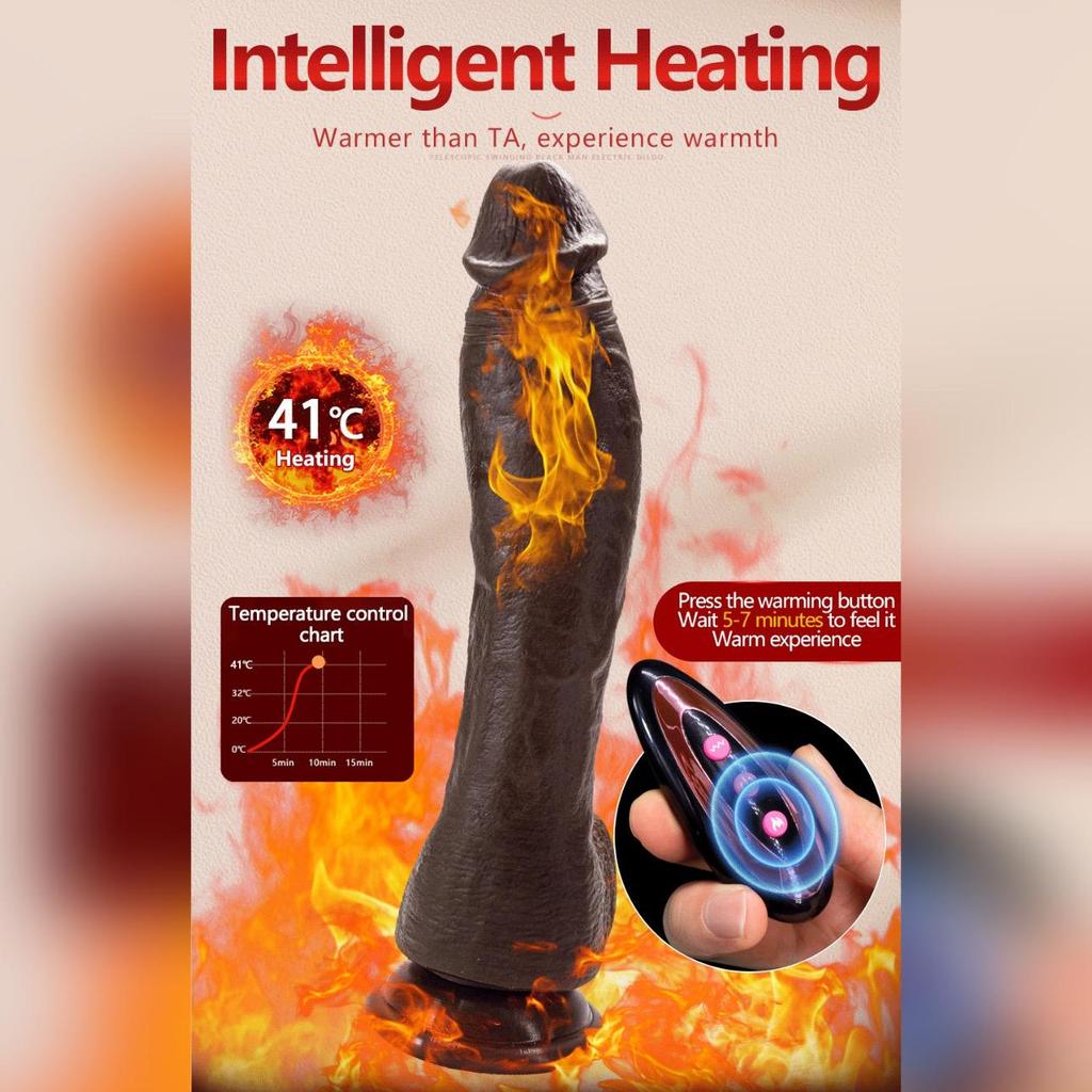 Powerful Dildo Dildoliquid Electric Black Silicone Vibrating Phallus With Strong Motorhandsfree Suctionrealistic Soft Texturegspot Pleasure Toy