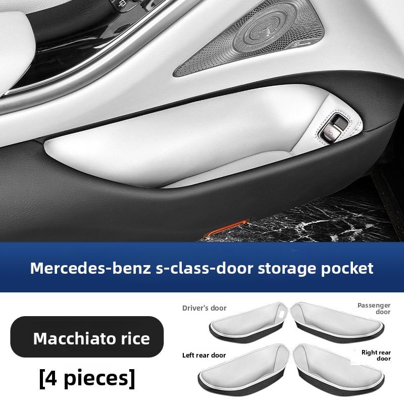 

Suitable for Mercedes-Benz S-Class S400L door storage bag S450L S480 special door panel storage car interior supplies