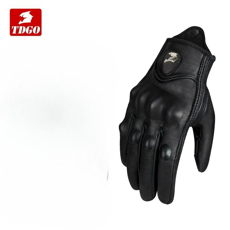 Motorcycle Riding Gloves Four Seasons Summer Unisex Carbon Fiber Touchscreen Shockproof Breathable Motorcycle Rider Gloves