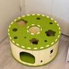 Semi Closed Cat Tunnel Bed Detachable Donut Cat Nest Pet Cave Felt Cat Tunnel  All Season