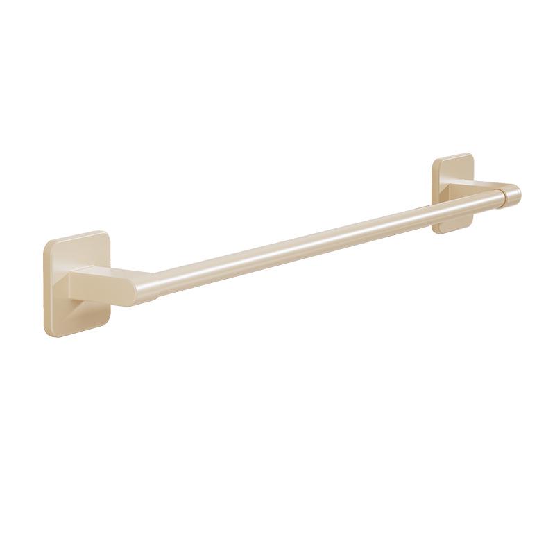 Cream Style No-Drill Suction Cup Towel Rack, Bathroom & Toilet Towel Storage, Single Rod Towel Bar