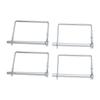 4PCS Trailer Coupler Pin Zinc Plated Iron Shaft Locking Hitch Pin Safety Coupler Pin 0.25in Diameter 2.76in Long