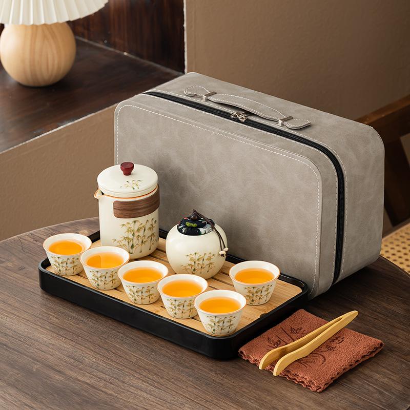 

Полный набор чайных сервизов, чашки для кунг-фу, керамические подарочные коробки высокого класса, подарки на открытие, новогодние подарки