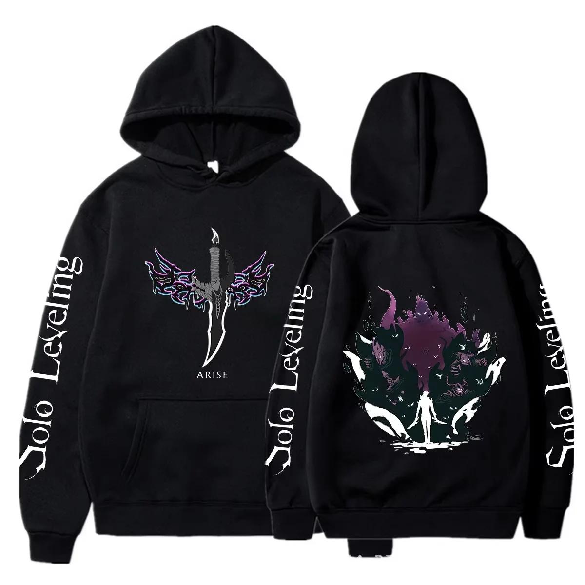 

Men Solo Leveling Harajuku Hoodie Autumn Winter Streetwear Pullover Men Women Long Sleeves Clothing Loose Hooded Sweatshirts 3XL