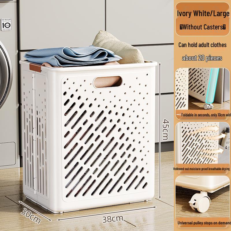 Skládací koš na prádlo s velkou kapacitou pro koupelnu a domácí použití