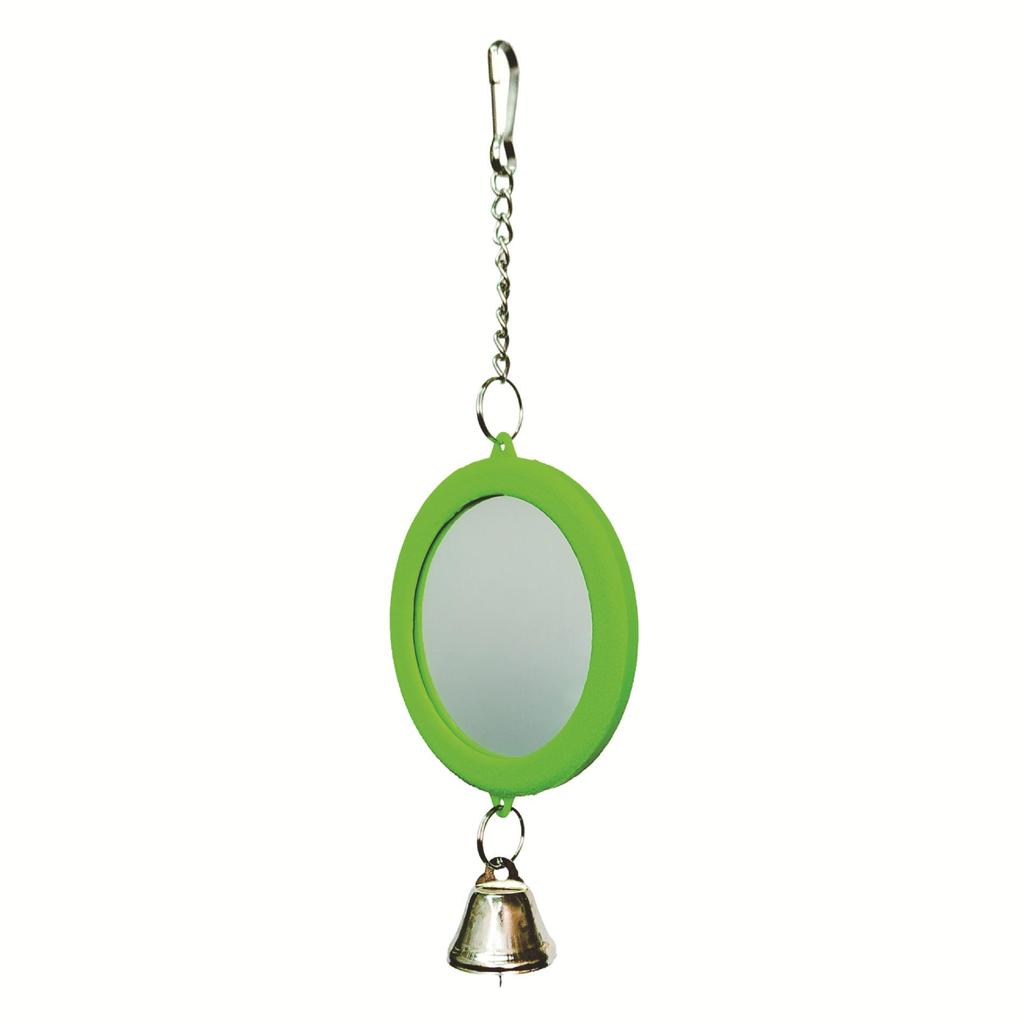 Parrot Toys Bird Toys Mirror: Round Bird Mirror