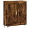 Sideboard Geräucherte Eiche 69,5 x 34 x 90 cm Holzwerkstoff