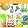Exciting Volcano Dinosaur Theme Birthday Party Supplies For Kids Tableware Decoration