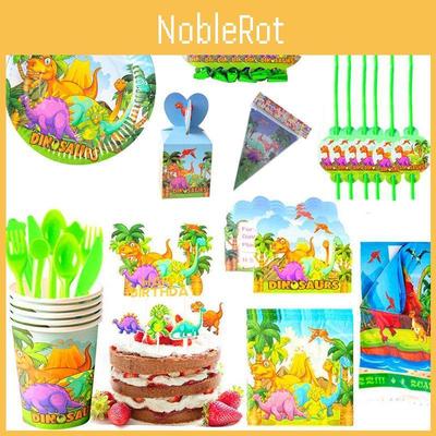 Exciting Volcano Dinosaur Theme Birthday Party Supplies For Kids Tableware Decoration