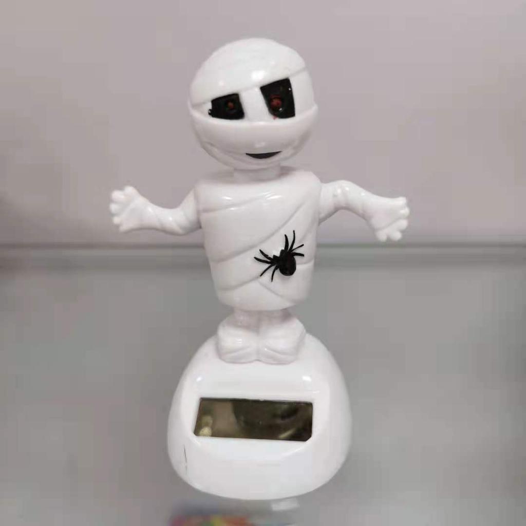 Solar Powered Dancing Halloween Swinging Animated Bobble Dancer Toy Car Decor Boy Girl Handcrafted Gift Birthday Present Party