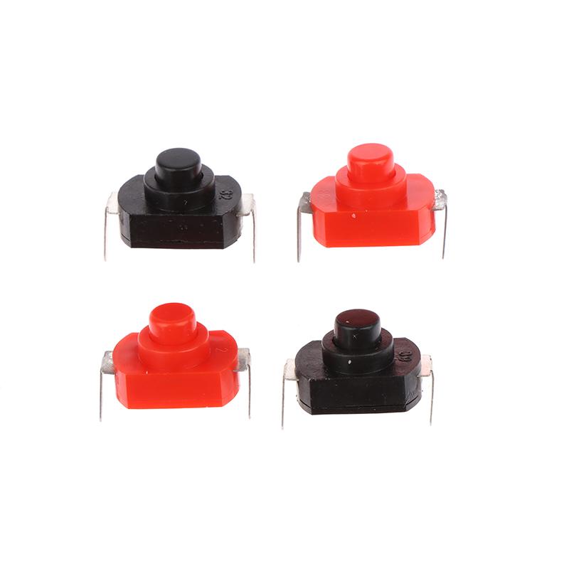 10 Stück 12 x 8 mm Ein-/Aus-Mini-Druckschalter für Taschenlampe, 1208 m, selbstsichernd