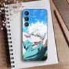 W-Killua Zoldyck H-Hunter X Hunter Phone Case For Samsung Galaxy A73,A21s,A22,A31,A52,A53,A71,A41Soft Black Shell