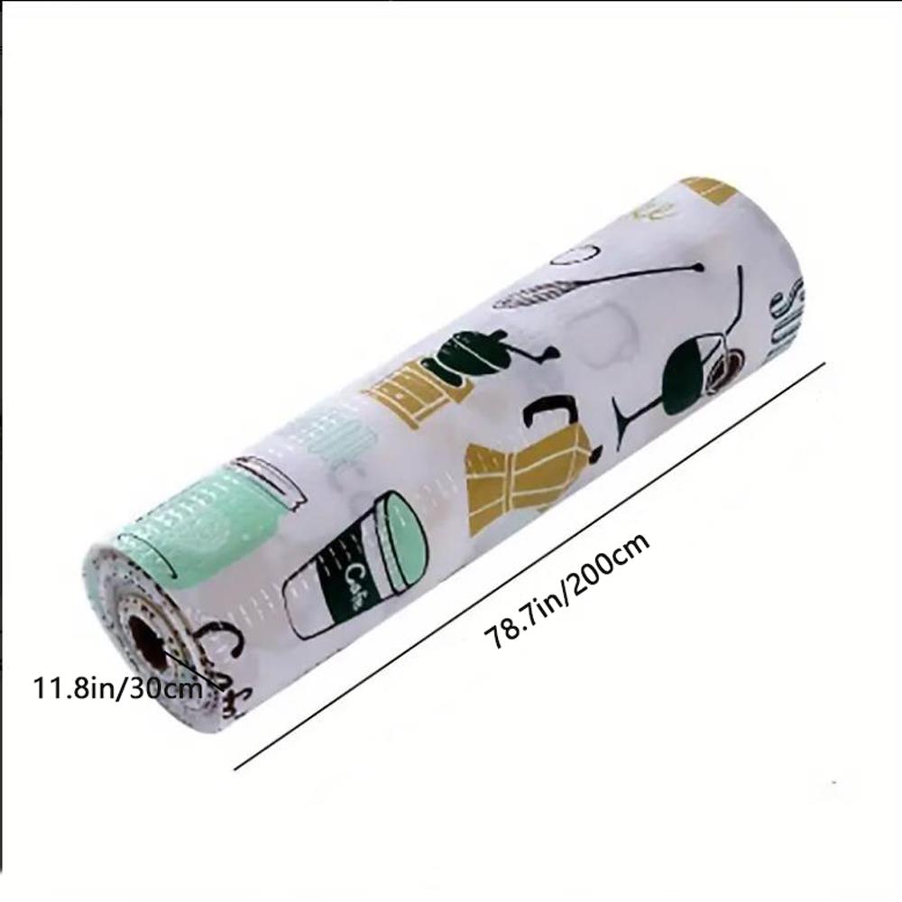 

Printed Cabinet Mat Kitchen Table Mat Drawer Mat Waterproof and Oil-proof Refrigerator Mat Multi-functional Mat Practical Home