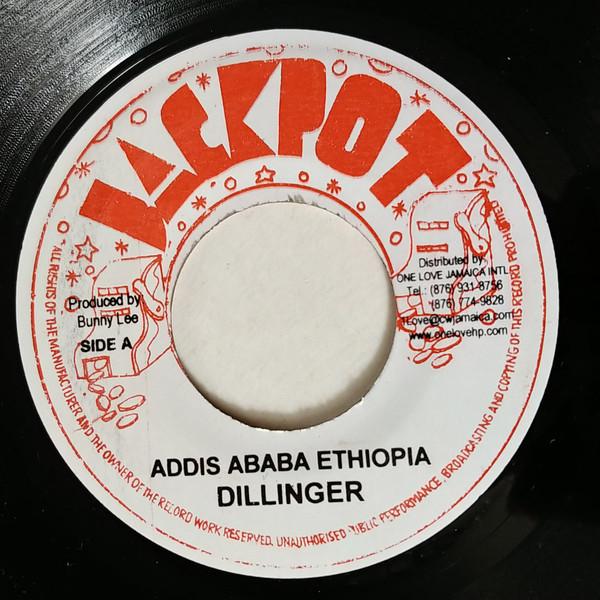 

7-дюймовая пластинка DILLINGER Аддис-Абеба Эфиопия NONE Jackpot Ямайка Регги Ска Даб Б/у
