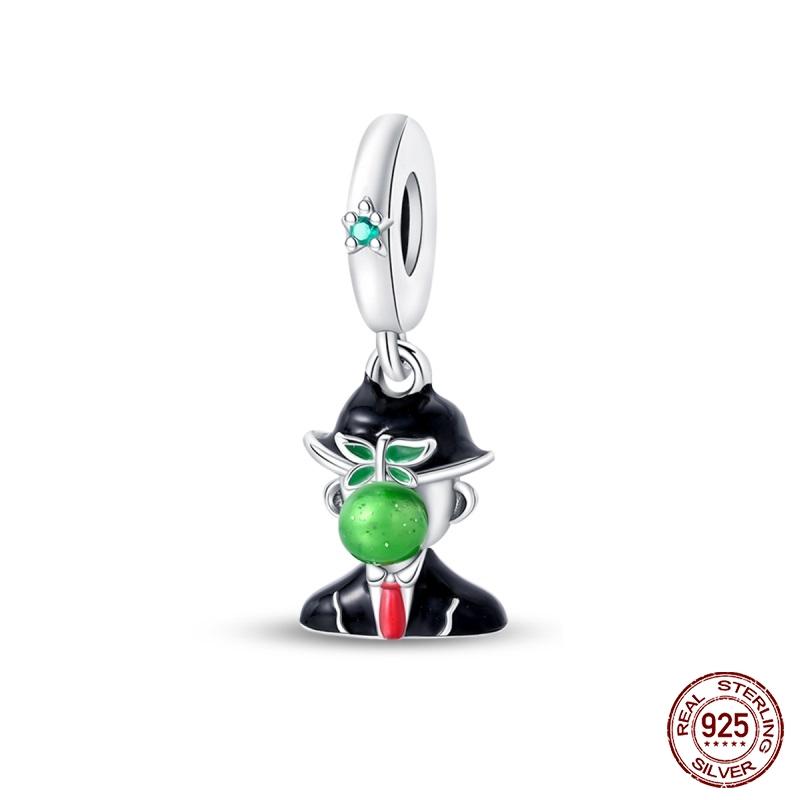 New Copper Fashion Glowing Space Astronaut Spaceship Charms Beads Fit Brand Original Bracelet Diy Jewelry Gift