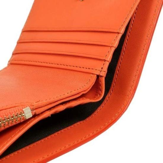 Paul Smith Genuine Leather Bunny Embossed Leather Bifold Wallet Orange [Paul Smith]