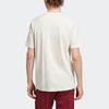 Adidas Alphabet Print Sports Short Sleeve T-Shirt Men Tops White IC8401