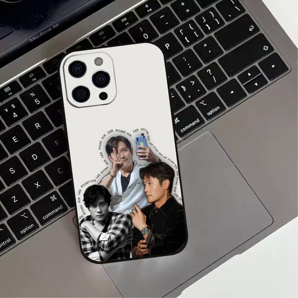 Lee B-Byung H-Hun Actor Phone Case For iPhone 17,16,15,14,13,12,11 Plus,Pro Max,XS,Soft Silicone Black Cover