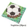 Soccer Theme Disposable Tableware Football Sport Boy Birthday Party Supplies Baby Shower Soccer Fans Birthday Balloon Decortions