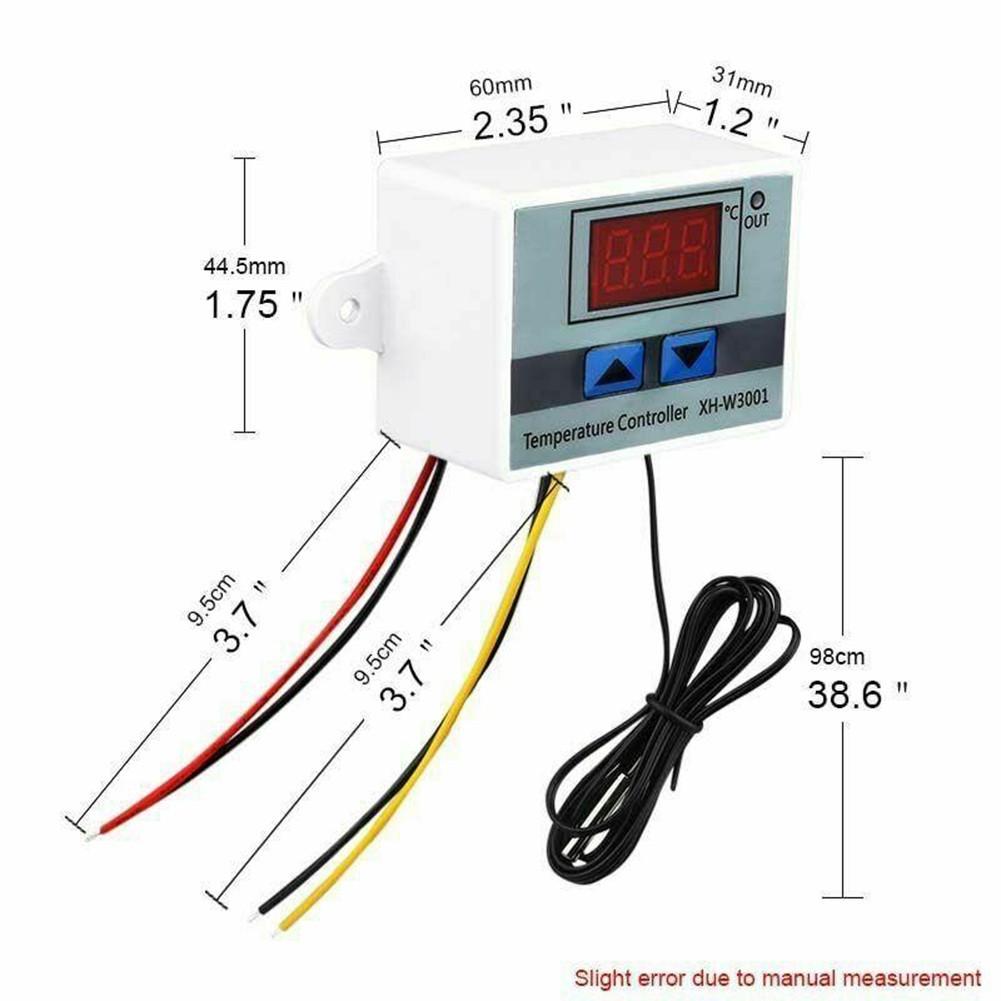 110-220V Incubator Digital Temperature Controller Thermostat Switch Probe Tester