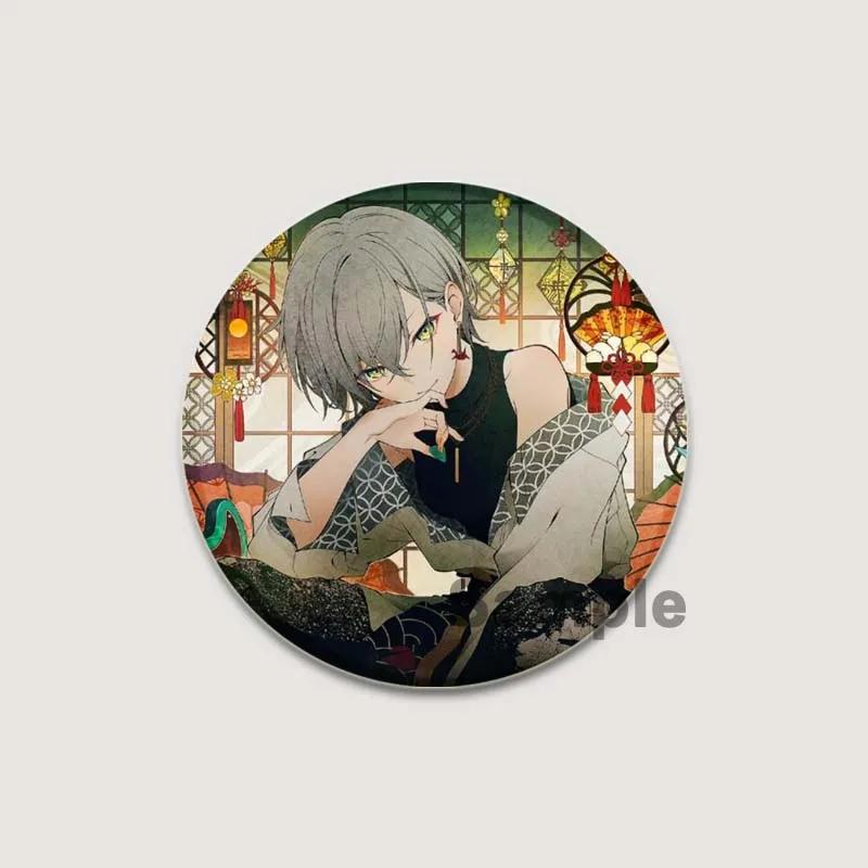 32/44/58mm Project SEKAI Blaszany Pin Okrągły Kreskówkowy Wpinany Broszki na Plecak Ubrania Akcesoria Odznaka Kolekcjonerska Anime Dekoracja Słodki