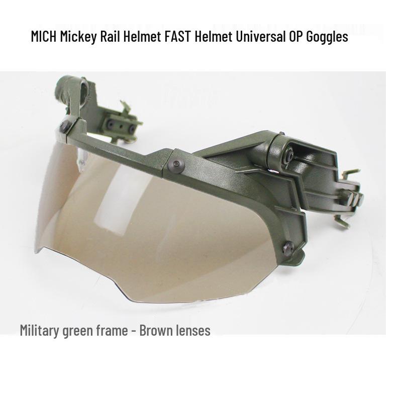 

FAST Tactical Adjustable Anti-Fog Goggles for Prescription Eyewear Compatibility with MICH Helmet. One Size