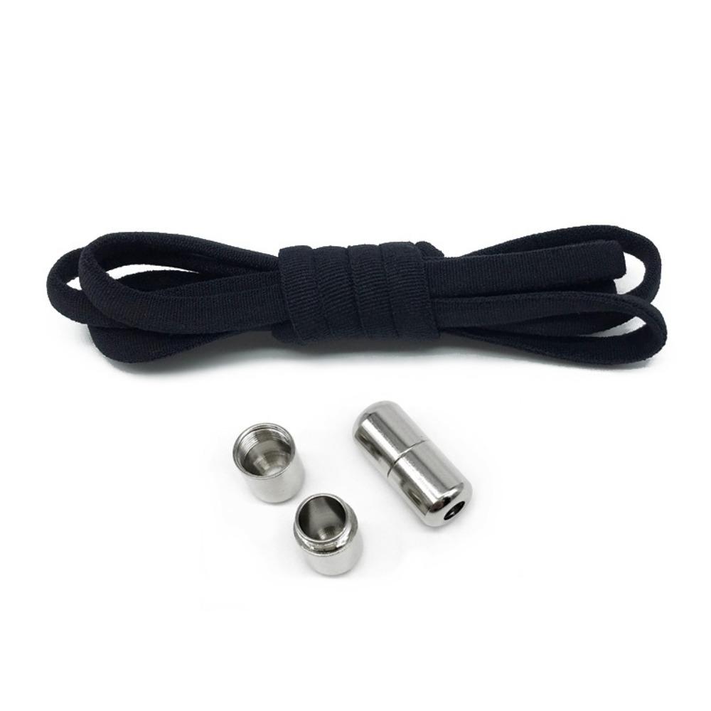 Easy Wear Semicircle No Tie Shoelaces Metal Lock Adjustable Lazy Laces Elastic One Size Fits All Shoe Rope Shoes Accessories