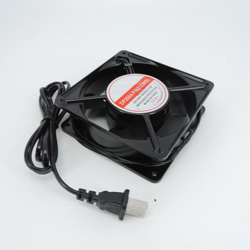 120x120x38mm 220V-240V 120mm Sleeve Bearing 0.14A Cooling fan with AC power cable US Plug