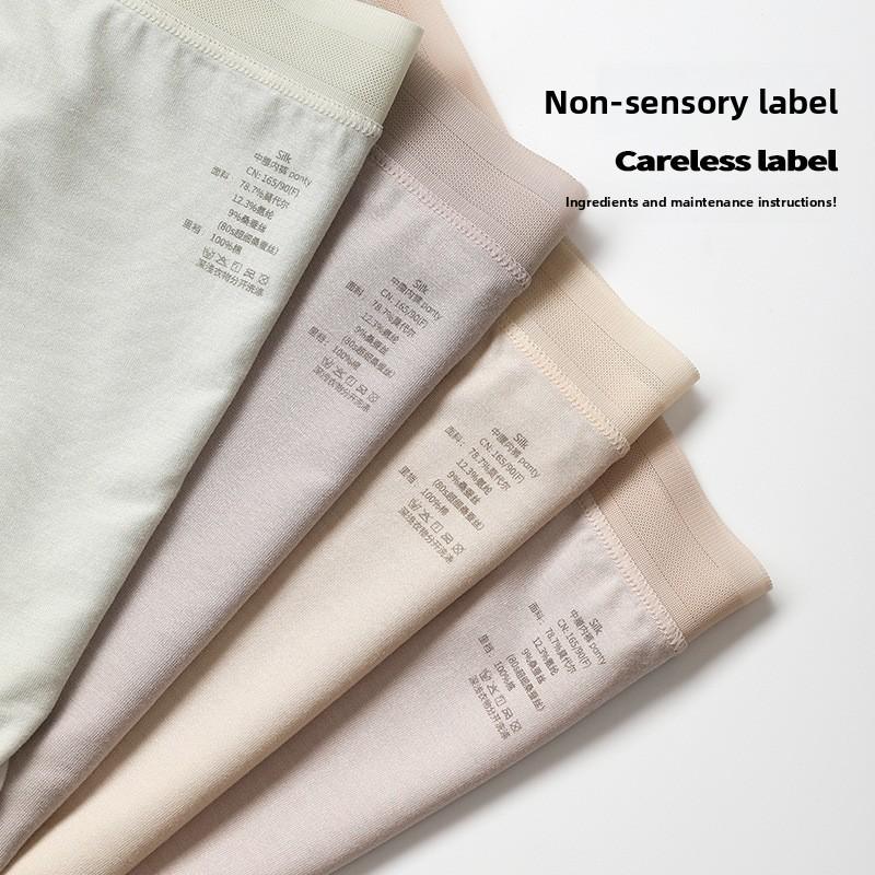 Female Spring and Summer Soft Waxy Comfortable High Elastic Pure Cotton Bottom Crotch Underwear