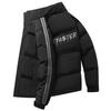 Down cotton jacket men's couple warm loose bread jacket versatile padded jacket trendy padded jacket
