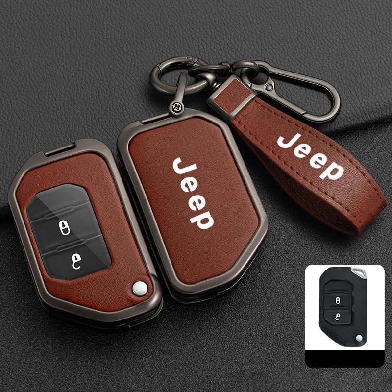 For Jeep Car Remote Key Case Cover Protector Shell For Jeep Gladiator JT Sahara JLU Wrangler JL Rubicon 2018 2019 2 3 4 Butto