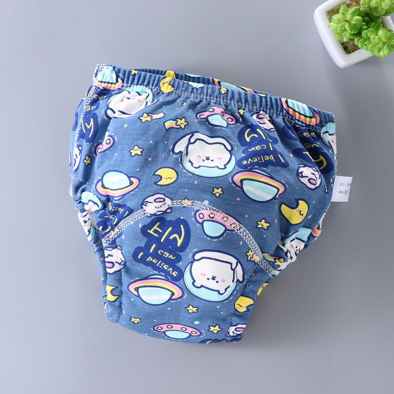 Washable 6-Layer Baby Training Pants - Breathable Cloth Diapers for Spring/Summer