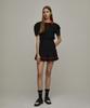 Candini Black Pocket Pleated Skirt